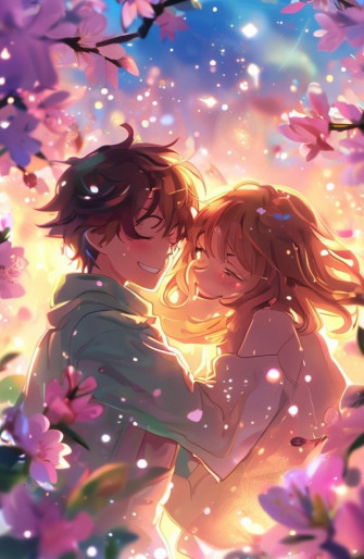 Anime Hug Wallpaper