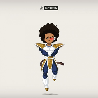 Huey Man Prince Saiyan By Apeshitjdm