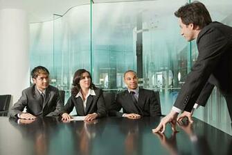 Business Meeting In Office Background Wallpaper For Powerpoint