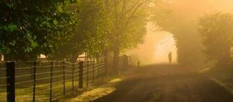 Walking Into The Mist Wallpaper