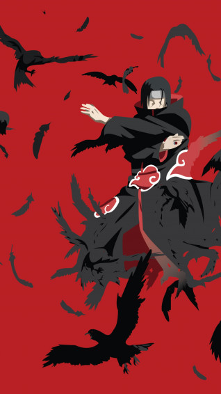 Itachi Uchiha Wallpaper 4k Naruto Red