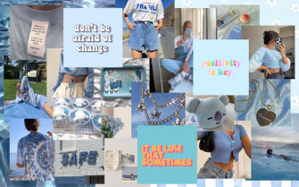 Pastel Blue Aesthetic Wallpaper