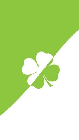Lucky Leaf Clover iPhone Wallpaper St