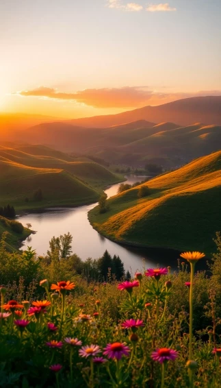 Pretty Scenery Background