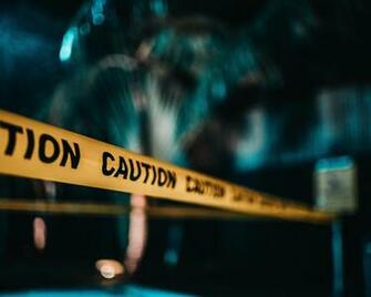 Wallpaper Barricade Tape Caution Warning Inscription