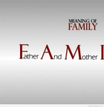 Family Wallpaper Quote HD Wish