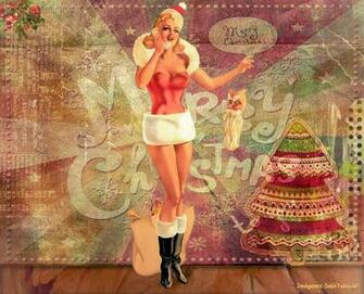 Vintage Santa Claus High Resolution Wallpaper