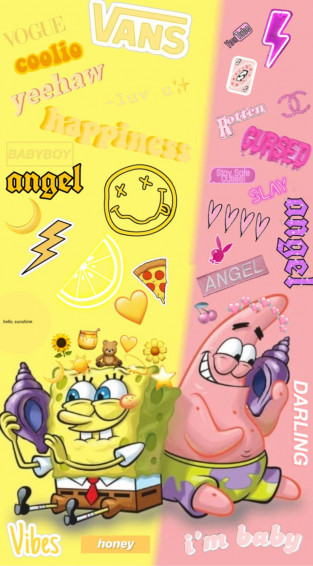 Evelynonearth Profiles Spongebob iPhone Wallpaper Funny