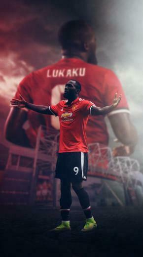 Manchester United On iPhone Wallpaper Romelu Lukaku