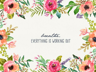 Breathe Floral Desktop Wallpaper Inspired By Beatrice Clay
