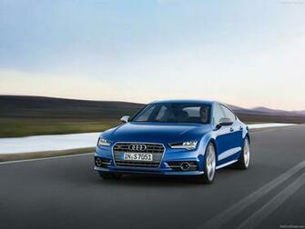 Audi S7 Sportback Car Germany Supercar Blue Wallpaper
