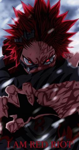 Red Riot Eijiro Kirishima Resolution Wallpaper