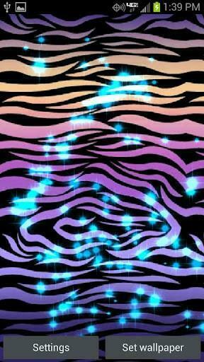Zebra Rainbow Live Wallpaper App For Android