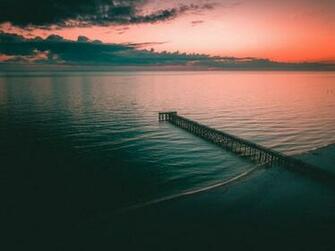Lake Sunset Pier And Jetty HD Photo By Jose Llamas Josilito