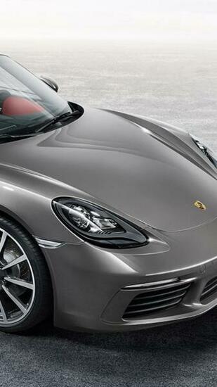Wallpaper Porsche Boxster Sports Car Grey Cars