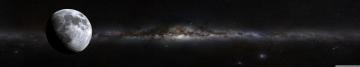 Deep Space Moon Ultra HD Desktop Background Wallpaper For