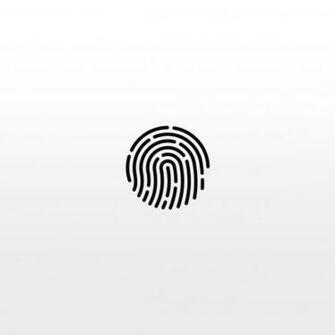 Ios7 Touch Id White Parallax HD iPhone iPad Wallpaper
