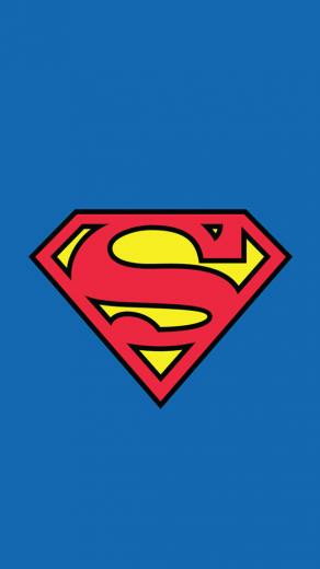Minimalist Superhero iPhone Wallpaper