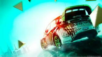 Wallpaper Colin Mcrae Ford Fiesta Monster Energy