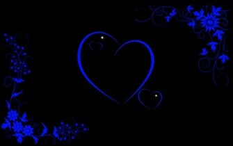 Hearts And Flowers Widescreen Wallpaper