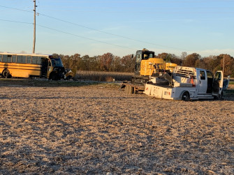Angela Ganote On X New Westfield School Bus Involved In A Crash