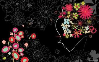 Wallpaper Widescreen Spend Women Art Vector Background