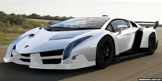 Veneno Wallpaper Lamborghini White