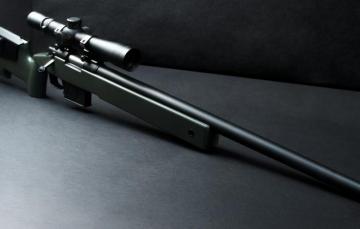 Wallpaper Angle Optics Prototype Grey Background Rifle Sniper