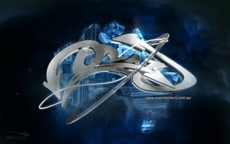 Graffiti Technica 3d Overclockers Australia Wallpaper