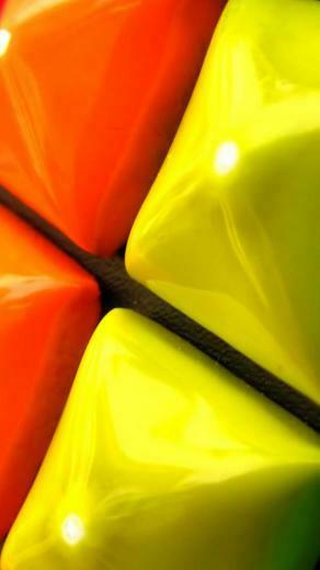 3d Rainbow Buttons Wallpaper iPhone