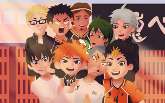 Embrace Your Fandom With This Stunning Haikyuu Aesthetic Wallpaper