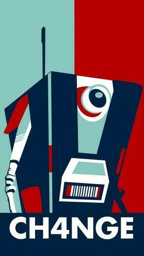 Claptrap Borderlands Mobile Wallpaper