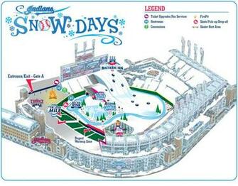 Progressive Field Wallpaper Map