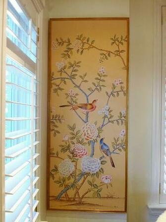 Griffin And Wong Chinoiserie Handpainted Wallpaper Asian Vancouver