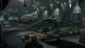 Halo Concept Art Science Fiction Wallpaper