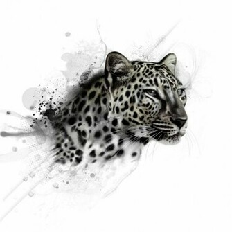 Black Leopard Background Wallpaper HD