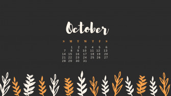 October Wallpaper On