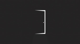 Door Minimal Dark 4k HD Artist Wallpaper Image