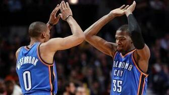 Kevin Durant And Russell Westbrook Wallpaper