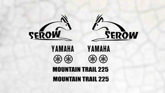 Yamaha Xt225 Serow Decals Pack Bikes Backpacks