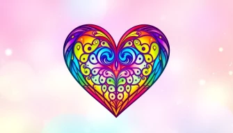 Rainbow Heart Wallpaper
