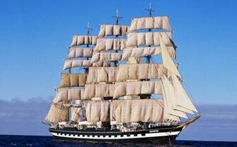 Clicswallpaper Kruzenshtern Tall Ship Wallpaper