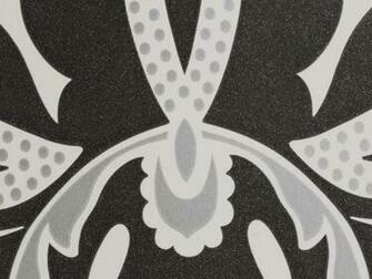 Snoopy Wallpaper Black And Cream Flock