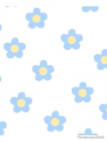 Blue Cute Small Flowers Package Chiffon Top By Pinkmonster2020