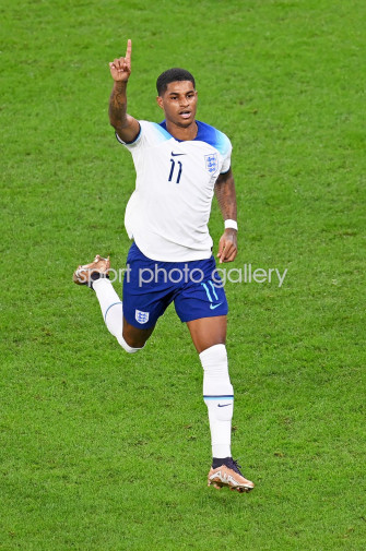 Marcus Rashford England Celebrates V Wales World Cup Image