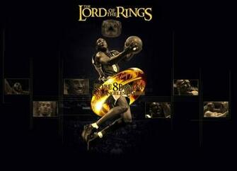 Kobe Bryant Championship Titles Surrounded By The