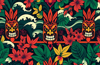 Polynesian Tribal Wallpaper