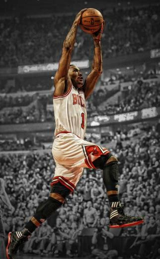 Derrick Rose Wallpaper Small Photo Derrickrosebw Png