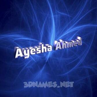 Pre Of Plasma For Name Ayesha Ahmed