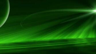 Dual Screen Abstract Green Space Shades Ultra Or High